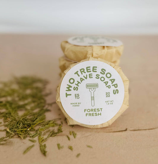 Natural Handmade Shave Soap - Forest Fresh