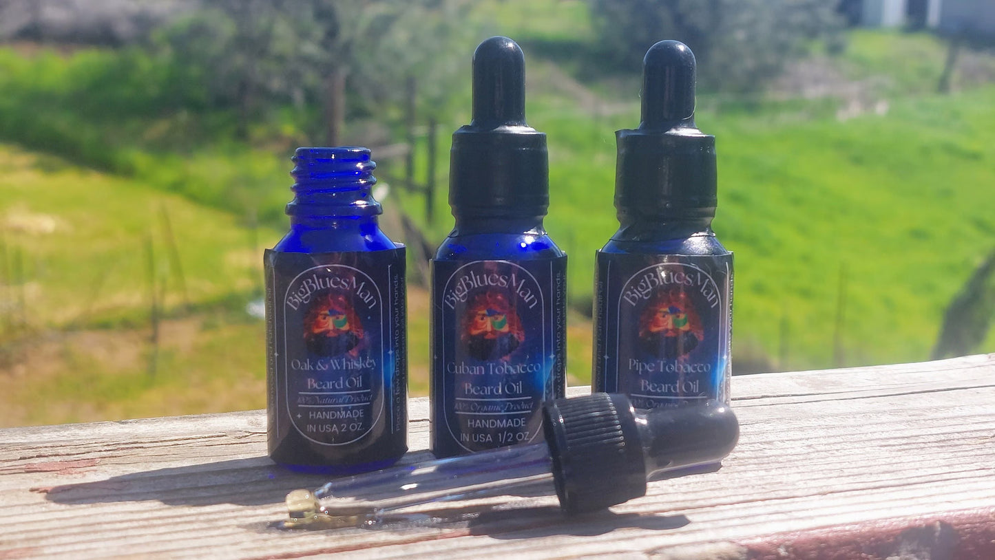 NEW Mahogany Natural Organic Beard Oil