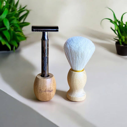 Natural Bristle Shave Brush | Shaving | Earth Day Bestseller